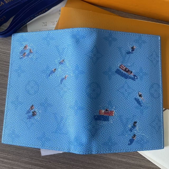 LV Louis Vuitton ‘Blue Lagoon’ Pocket Organizer - Picture 3 of 9